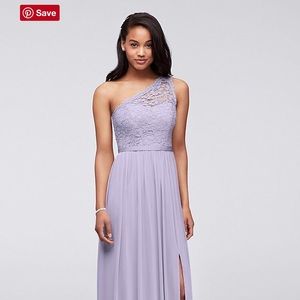 Pastel Purple Bridesmaid Dress